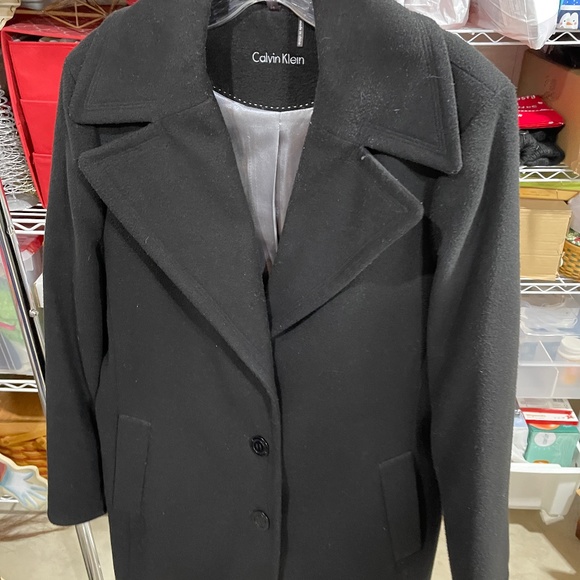 Calvin Klein wool pea coat - Picture 1 of 4
